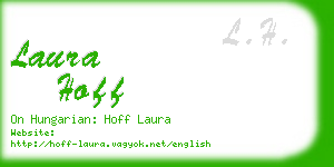 laura hoff business card